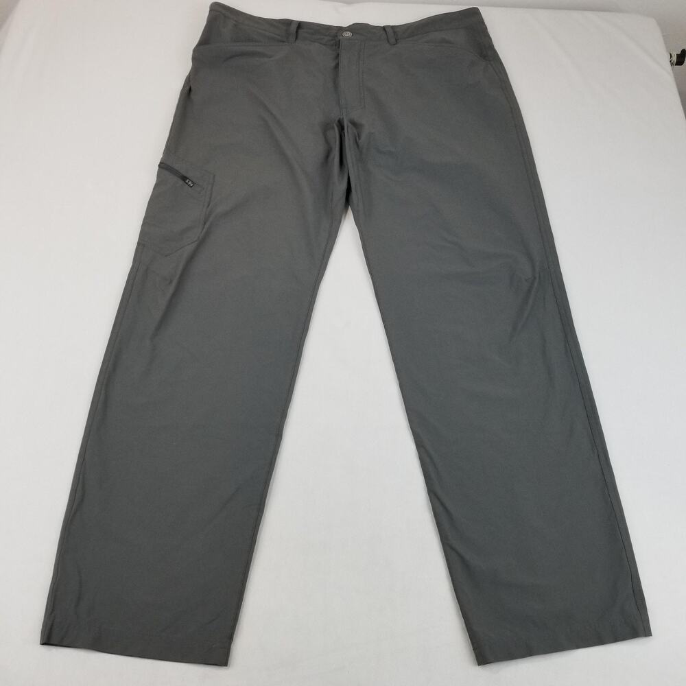 Patagonia Rock Craft Pants Mens 40 Gray 32 Inseam Hiking Stretch Nylon 58255